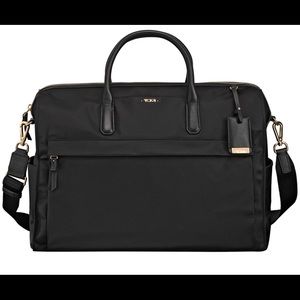 Tumi Voyageur Dara Carry-All Women’s Briefcase Black Gold